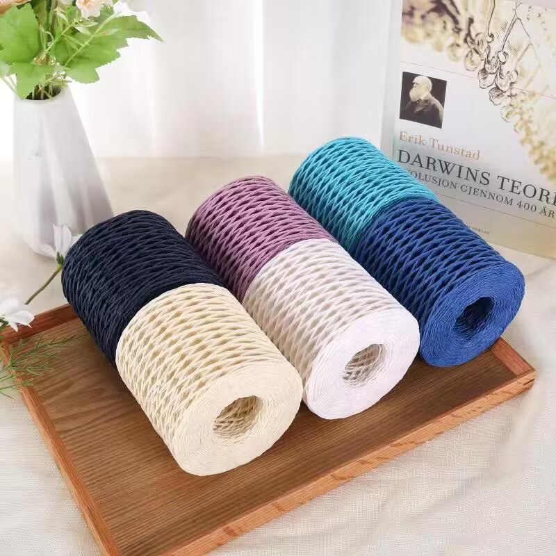 Crochet Bag Raffia - 190g 라피아 원사, 대나무 섬유로 만든