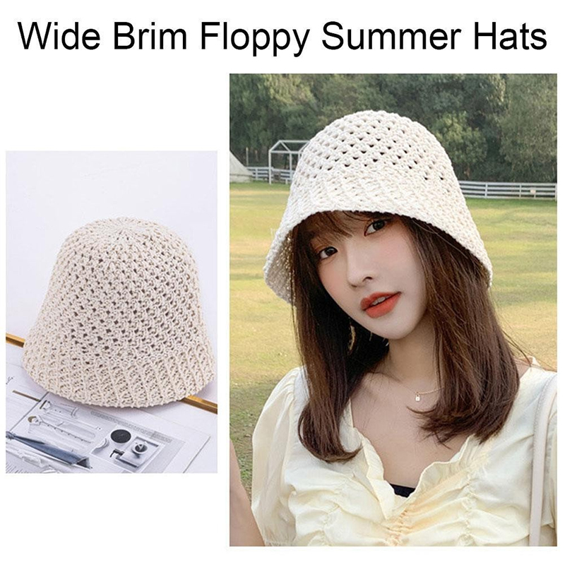 Hat Floppy Wide - 여성용 새 여름 모자, 넓은 챙
