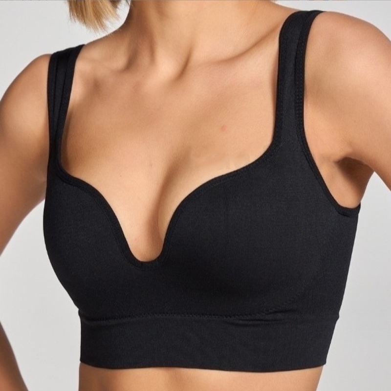 Bralette Triangle Set - 3D 스포츠 조끼 통기성 강철 반지