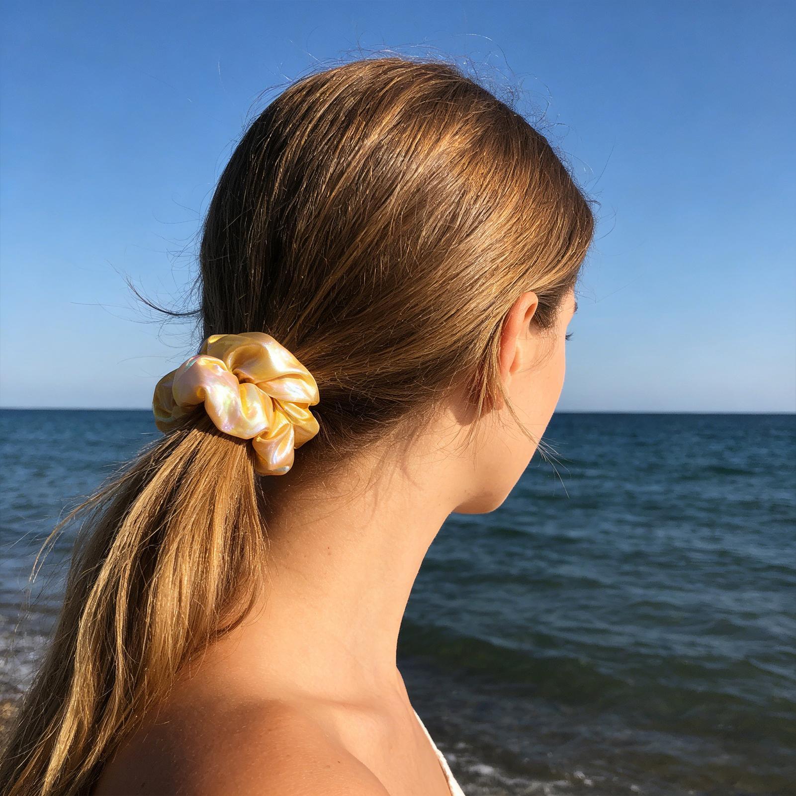 지퍼 포켓이 있는 부드러운 헤어 스크런치, 가늘고 곱슬 - Headband Summer Knit 리뷰 및 가격