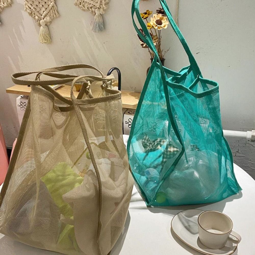 메쉬 비치백 가볍고 통기성이 뛰어나며 속건성이 뛰어난  - Tote Bag Beach 리뷰 및 가격
