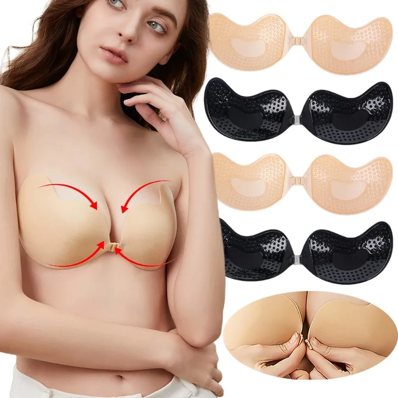 1/2Pc 보이지 않는 푸시 업 브래지어 여름 여성 소 - Bralette Triangle Set 리뷰 및 가격