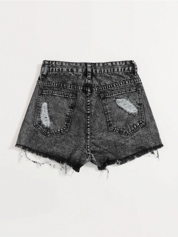 2026 뉴 빈티지 워싱 데님 반바지 여성 하이웨이스트 - Shorts Denim Frayed 리뷰 및 가격