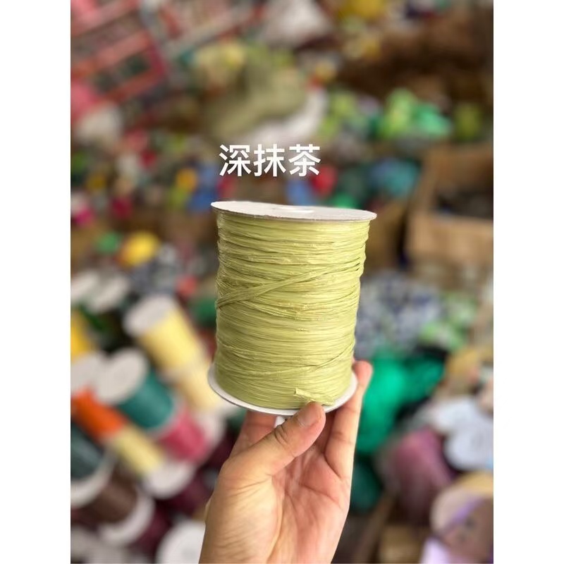 120g/롤 매트 라피아 잔디 크로 셰 뜨개질 가방 모 - Crochet Bag Raffia 리뷰 및 가격