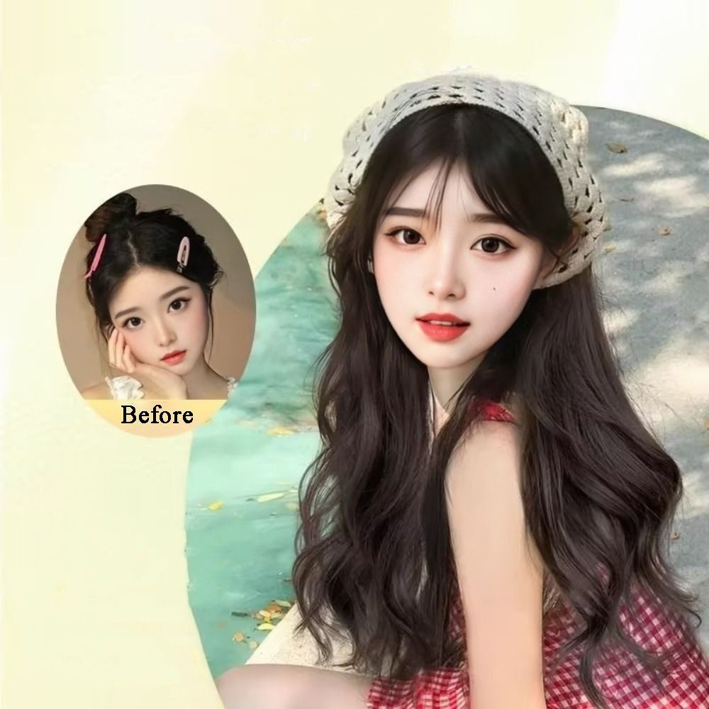 패션 65CM 가발 삼각형 헤드스카프 속이 빈 핫세일  - Headband Summer Knit 리뷰 및 가격