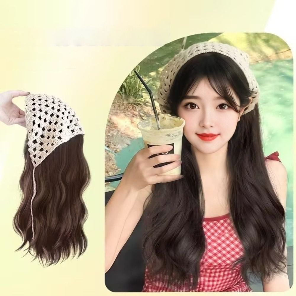 패션 65CM 가발 삼각형 헤드스카프 속이 빈 핫세일  - Headband Summer Knit 리뷰 및 가격