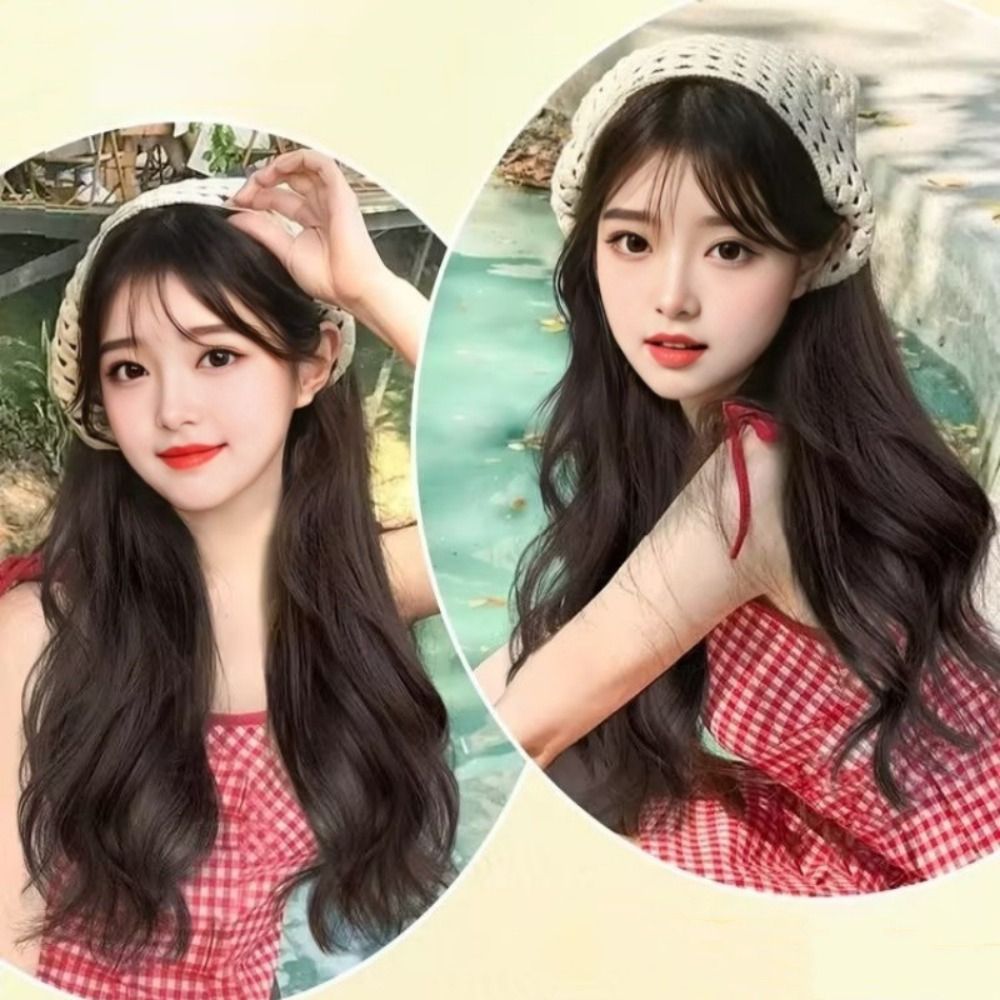 패션 65CM 가발 삼각형 헤드스카프 속이 빈 핫세일  - Headband Summer Knit 리뷰 및 가격