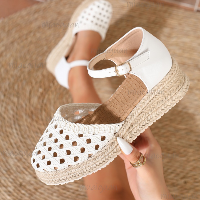 보헤미안 여성용 속이 비치는 엑스파드리유 웨지 샌들 발 - Wedge Espadrille Women 리뷰 및 가격