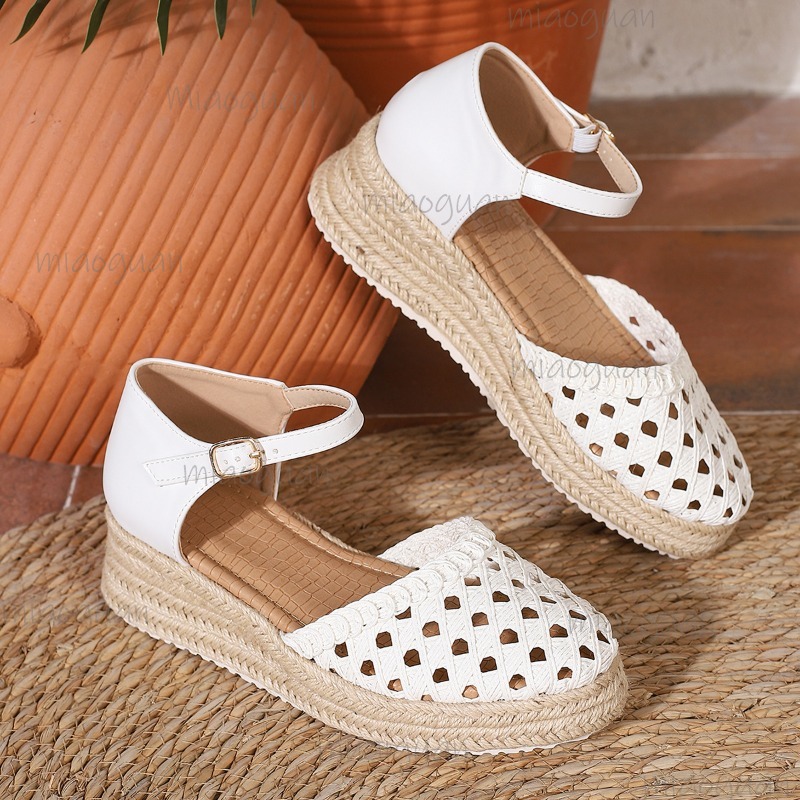 보헤미안 여성용 속이 비치는 엑스파드리유 웨지 샌들 발 - Wedge Espadrille Women 리뷰 및 가격