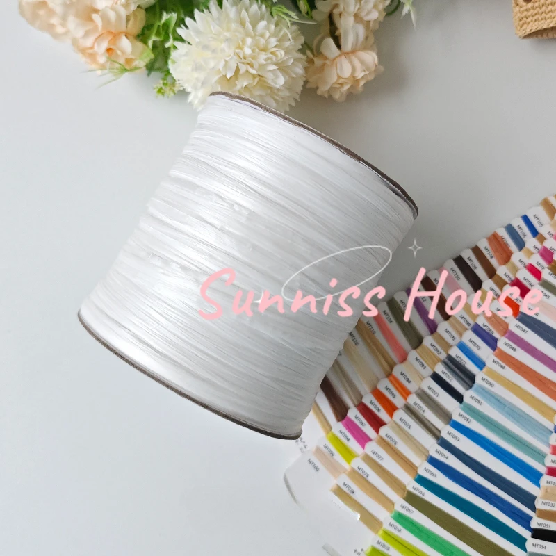 DIY 뜨게 빨대 모자 핸드백용 인공 식물 섬유 크로셰 - Crochet Bag Raffia 리뷰 및 가격