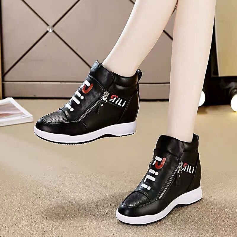 키높이 캐주얼 여성 신발 가죽 블랙 화이트 플랫폼 웨지 - Wedge Espadrille Women 리뷰 및 가격