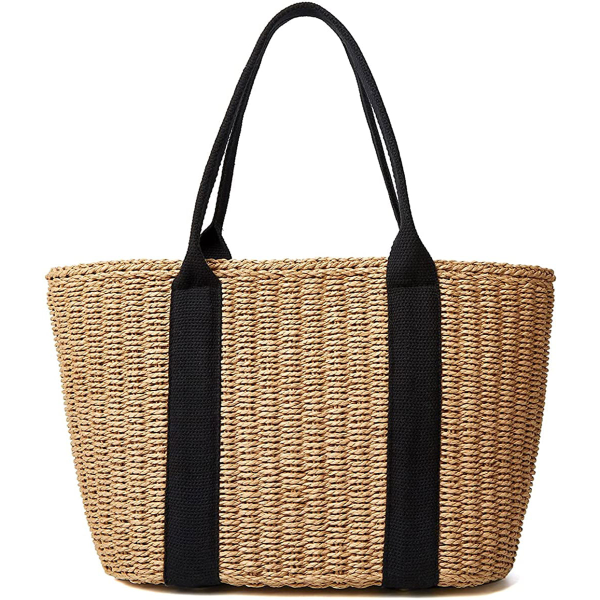 트렌디 밀짚 여성 토트백, 럭셔리 디자이너 라탄 우븐  - Crochet Bag Raffia 리뷰 및 가격