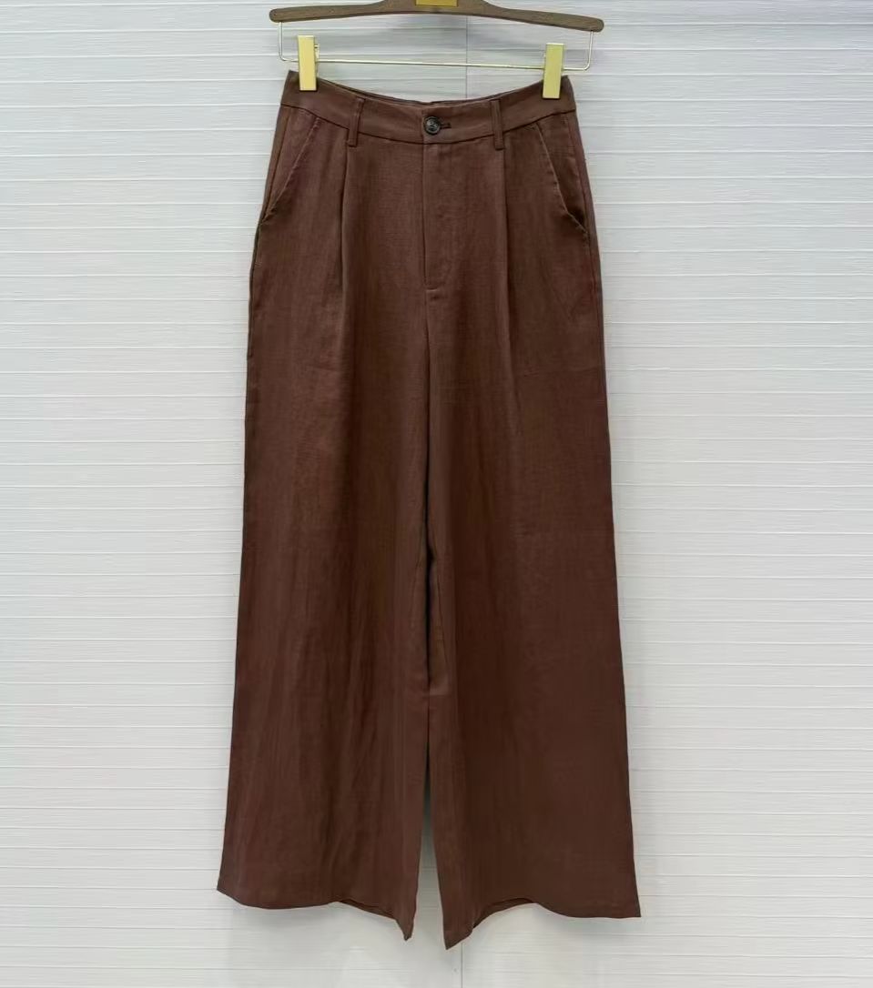 첸노인의 린넨 캐주얼 투피스 프린트 패치 V넥 스웨터와 - Linen Pant Wide 리뷰 및 가격