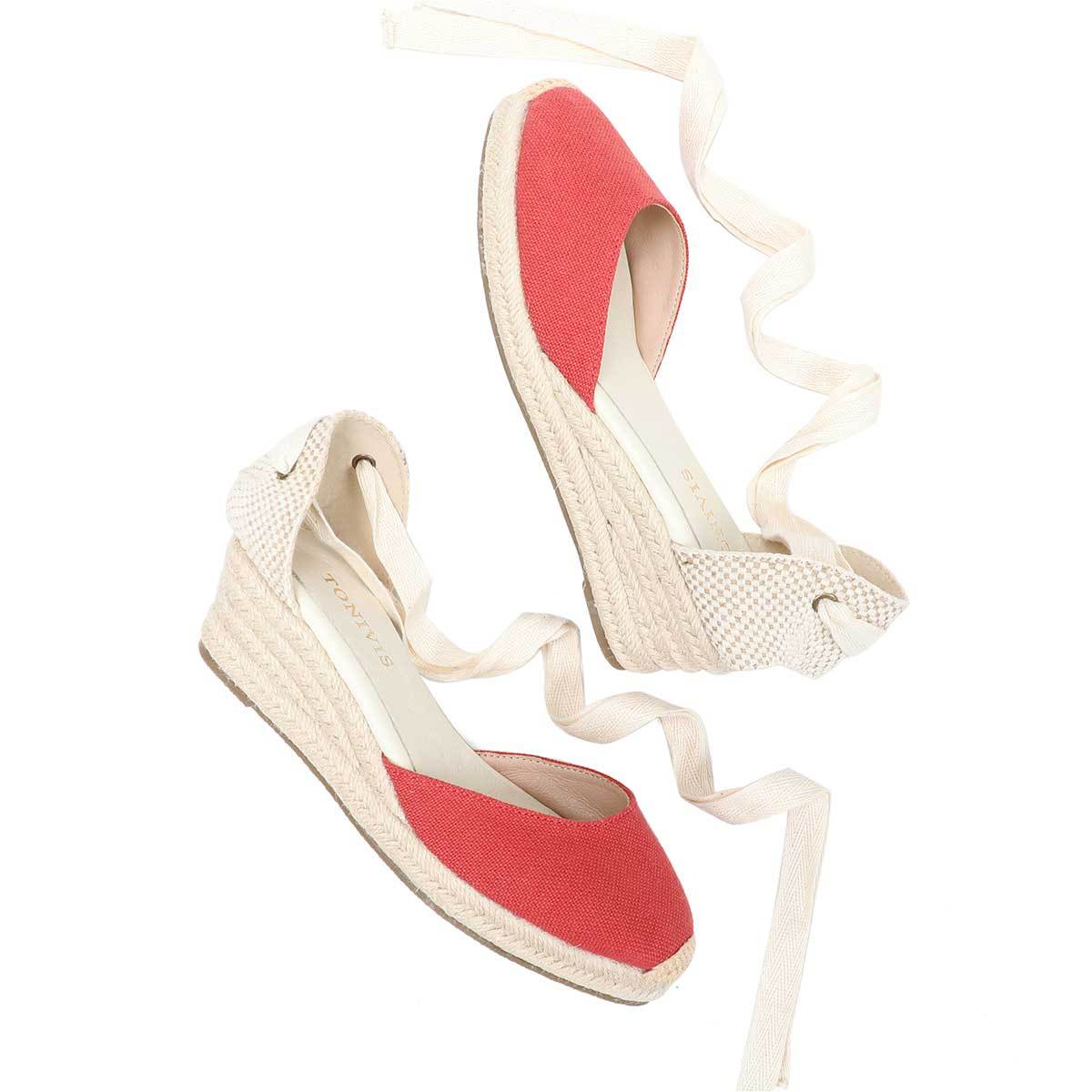 여성 웨지 에스파드리유 레이스업 샌들 편안한 여름 신발 - Wedge Espadrille Women 리뷰 및 가격
