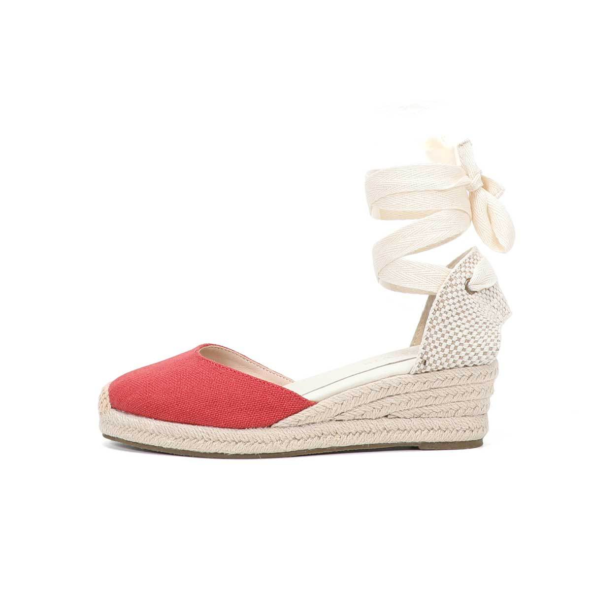 여성 웨지 에스파드리유 레이스업 샌들 편안한 여름 신발 - Wedge Espadrille Women 리뷰 및 가격