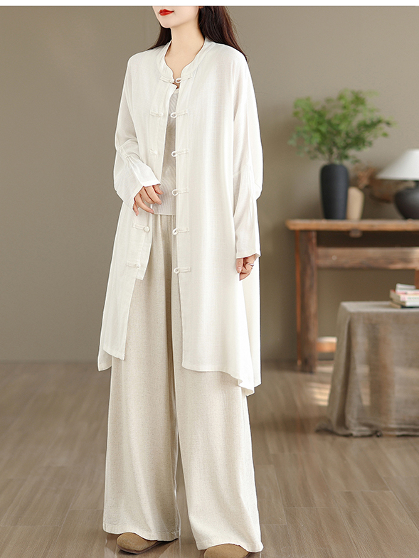 여성 코튼 린넨 셔츠 와이드 레그 팬츠 투피스 세트 중 - Linen Pant Wide 리뷰 및 가격