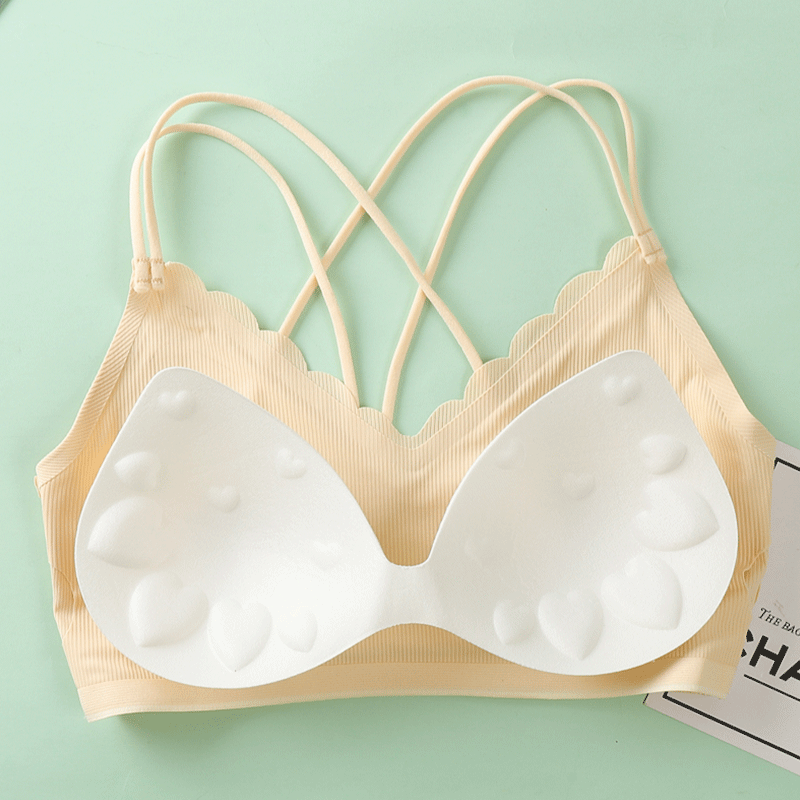 여성용 섹시한 란제리 심리스 스포츠 브래지어, 끈이 없 - Bralette Triangle Set 리뷰 및 가격