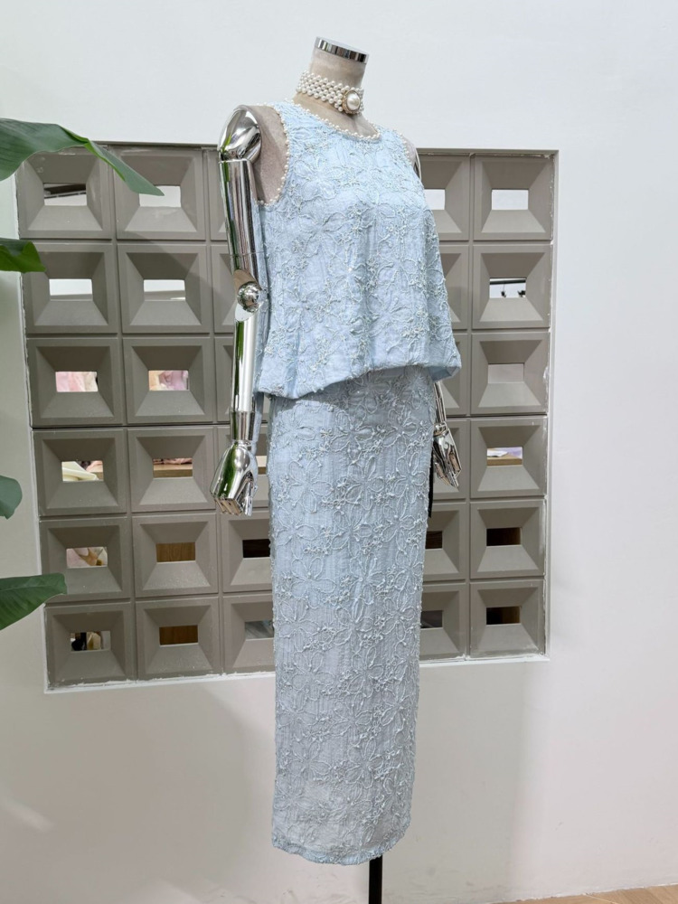 DFDG 여성 2026 봄 여름 레이스 투피스 세트 민 - Midi Skirt Floral 리뷰 및 가격