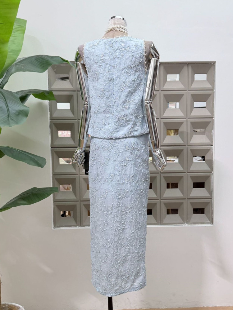 DFDG 여성 2026 봄 여름 레이스 투피스 세트 민 - Midi Skirt Floral 리뷰 및 가격
