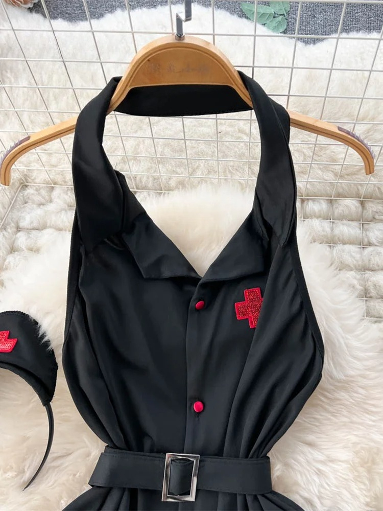 에로틱 패션 섹시 홀터 란제리 드레스 여름 V넥 빈티지 - Maxi Dress Halter 리뷰 및 가격