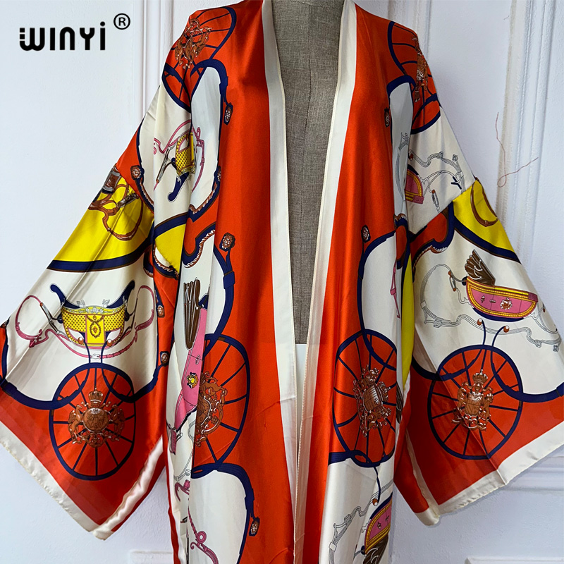 WINYI boho 프린트 기모노 여름 카디건 여성 블 - Cover Up Kaftan 리뷰 및 가격
