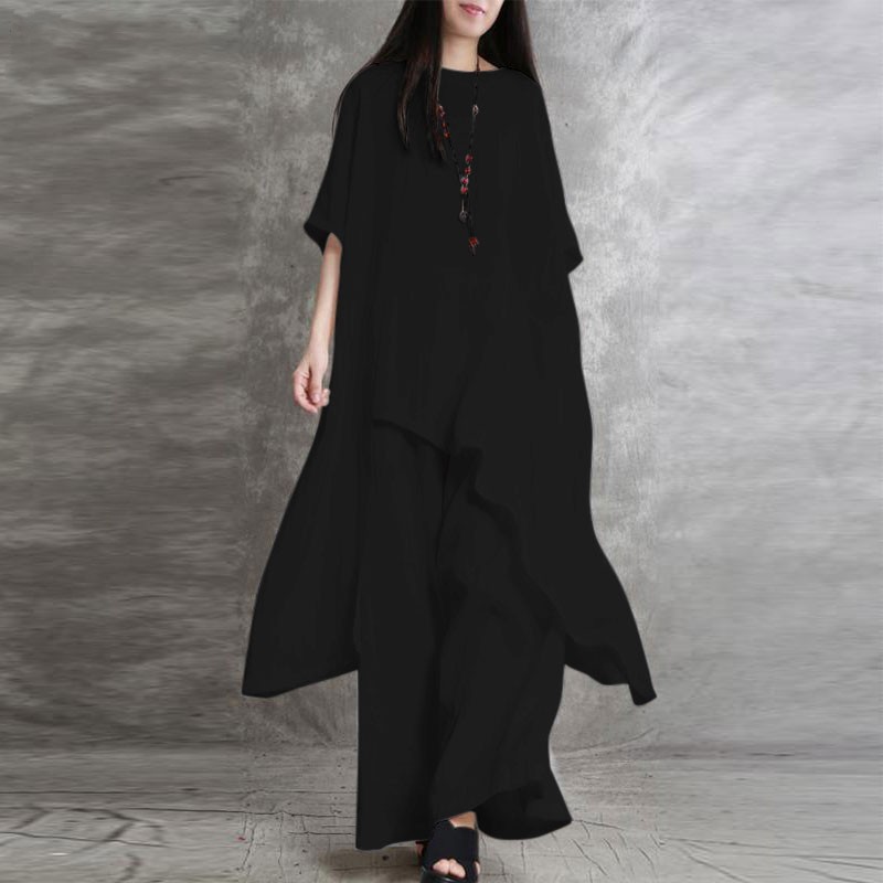 여성 코튼 린넨 투피스 세트, 운동복 세트 반팔, O- - Linen Pant Wide 리뷰 및 가격
