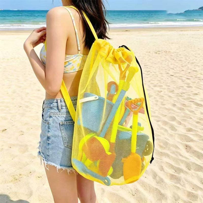 대용량 휴대용 메쉬 비치 수납 가방 통기성 접이식 1개 - Tote Bag Beach 리뷰 및 가격