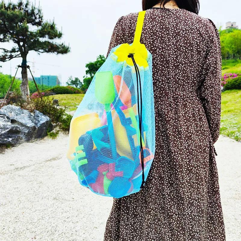 대용량 휴대용 메쉬 비치 수납 가방 통기성 접이식 1개 - Tote Bag Beach 리뷰 및 가격
