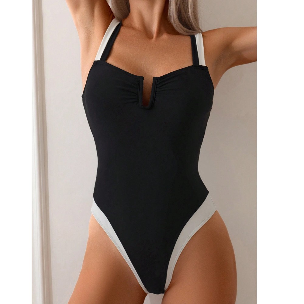 2026 비키니 여성 탱키니 딥 V넥 비키니 블랙 앤  - Swimsuit Bikini Ruched 리뷰 및 가격