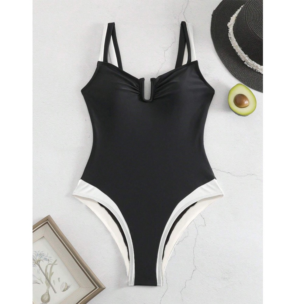 2026 비키니 여성 탱키니 딥 V넥 비키니 블랙 앤  - Swimsuit Bikini Ruched 리뷰 및 가격