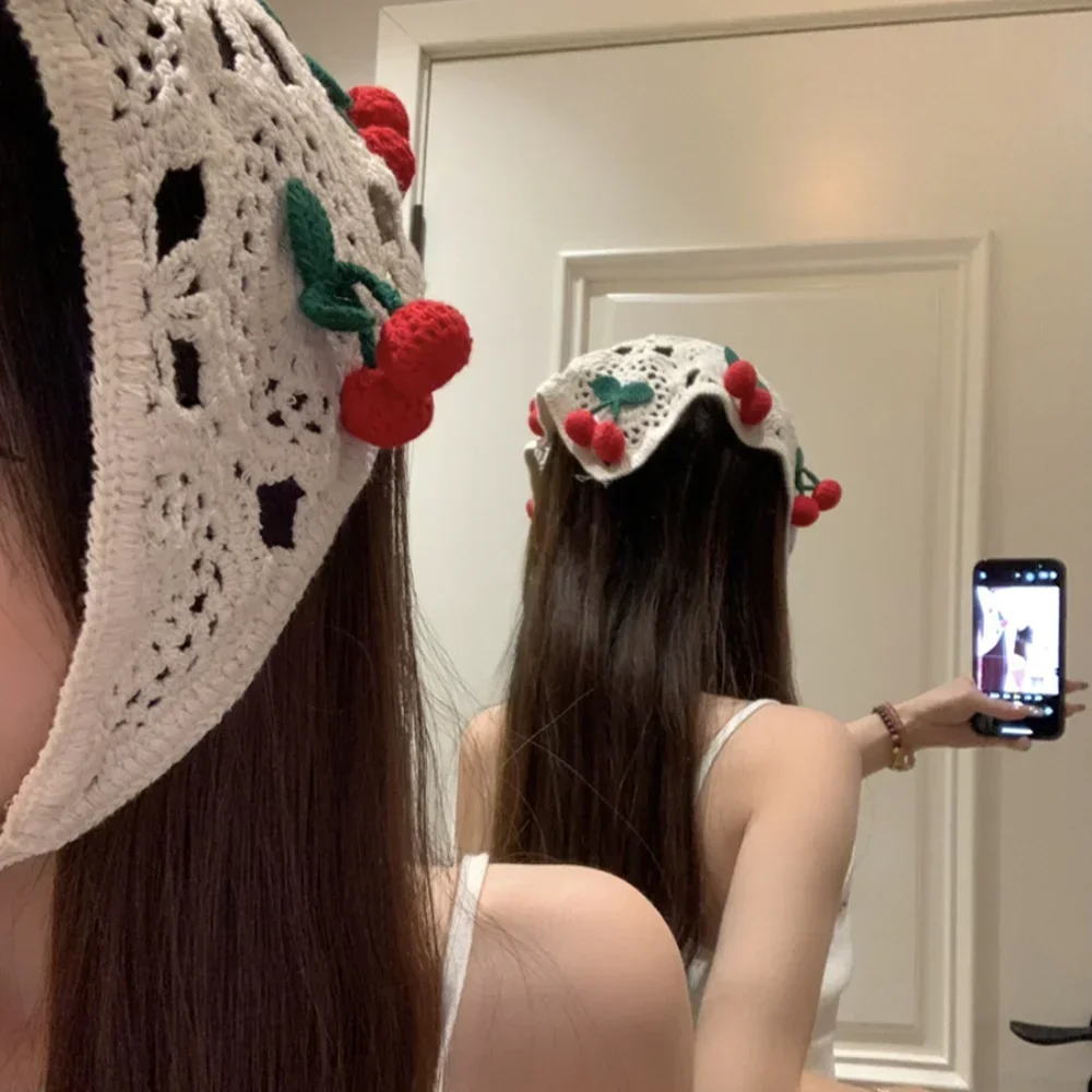 달콤한 프랑스 전원풍 삼각형 헤어밴드 수제 크로셰 작은 - Headband Summer Knit 리뷰 및 가격