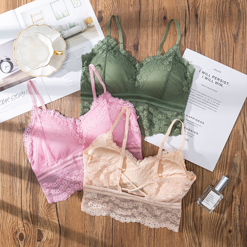 3D 섹시한 레이스 란제리 심리스 스포츠 브라, U 타 - Bralette Triangle Set 리뷰 및 가격