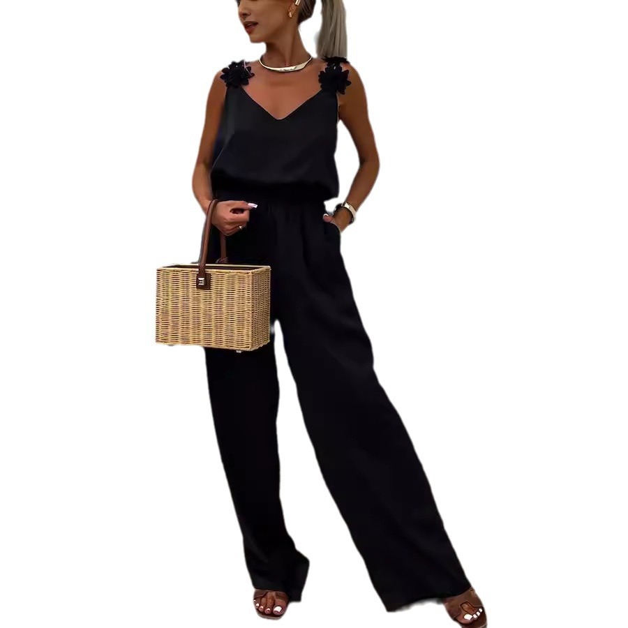 캐주얼 점프수트 스트랩 민소매 포켓 코튼 점프수트 릴렉 - Jumpsuit Linen Relaxed 리뷰 및 가격
