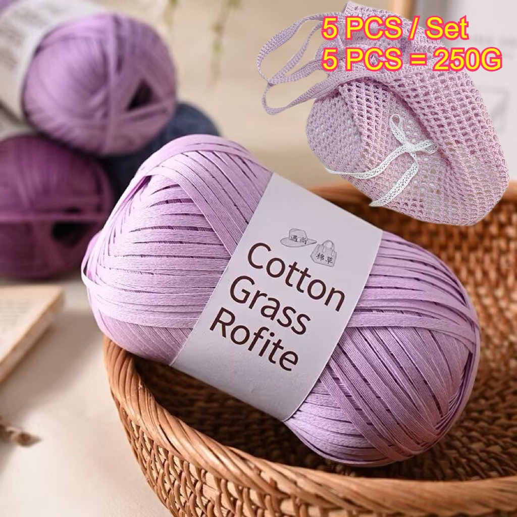 5개입 250g 라피아 종이 로프 니트 실, 손뜨개 여 - Crochet Bag Raffia 리뷰 및 가격
