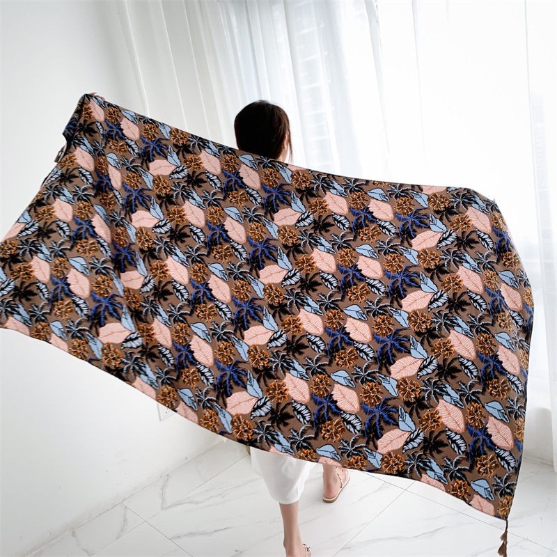 코튼 린넨 프린트 여름 비치 드레스, 비키니, 사롱 랩 - Linen Dress Wrap 리뷰 및 가격